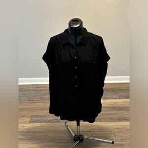 Madewell Black Button Down Shirt